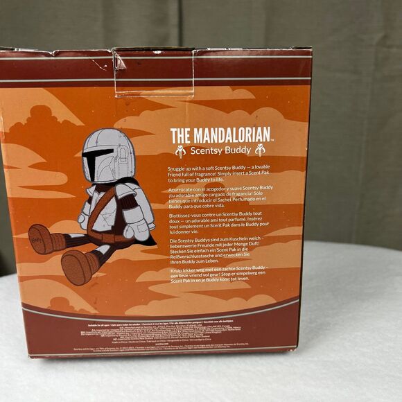 Scentsy Buddy The Mandalorian Figure and air of adventure scent in box - Picture 2 of 12